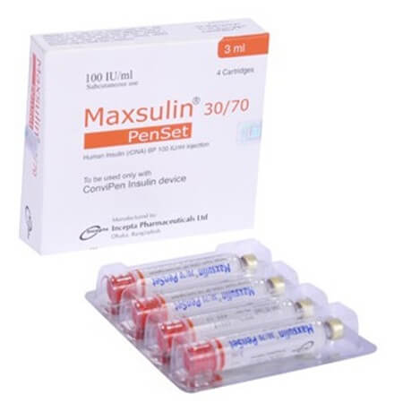 Maxsulin 30 / 70 Penset  (100 ium)