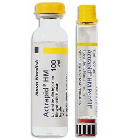 Actrapid 100 IU penfill (5 Cartridge)