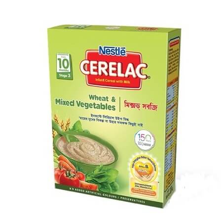 NestlÃ© Cerelac 3 Wheat & Mixed Vegetables (10 months+) BIB