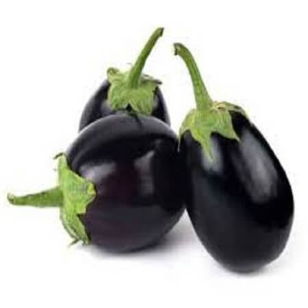 Round Brinjals Black (Begun)