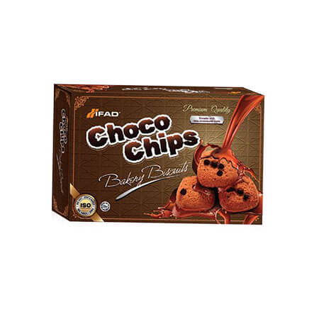 Ifad Choco Chips Biscuit 250  gm