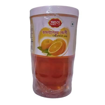 Pran Orange Jelly Plastic Jar