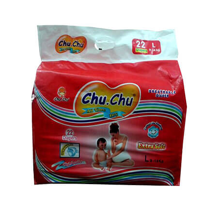 Chu Chu Baby Diaper (Belt System)  L (9-14-kg)