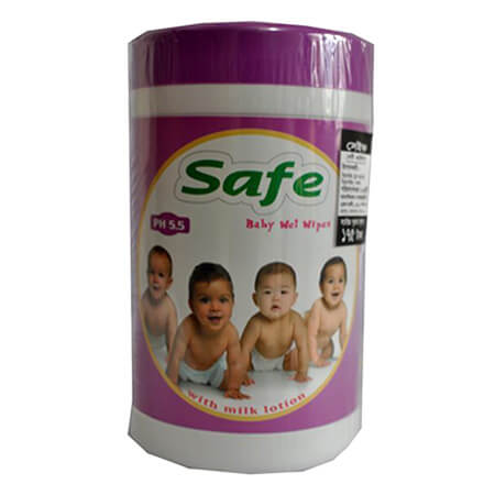 Safe Baby Wet Wipes Cylinder