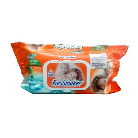 Classic Freshmaker Baby Wet Wipes (Aleo Vera) 72 pcs