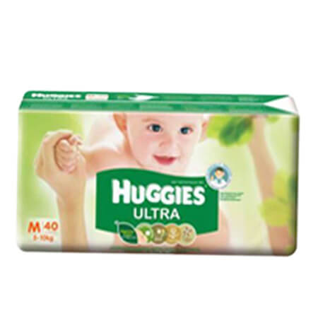 Huggies Baby Diaper Ultra (Belt System)  M ( 5-10 kg)