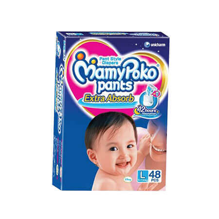 Mamypoko Pants Diaper ( Belt System)  L (9-14 kg)