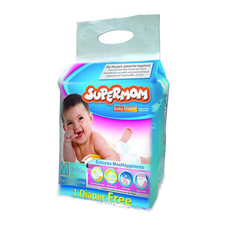 Supermom Baby Diaper (Belt System) L (9-14 kg)