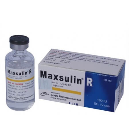 Maxsulin R inj 100iu